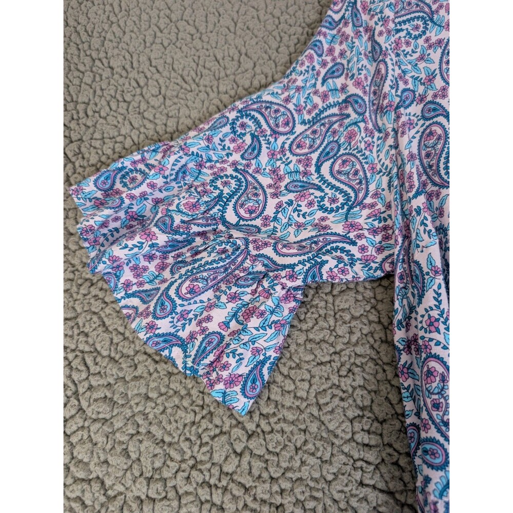 CHIC SOUL Dress XL / 1X Maxi Prairie Cottage Paisley Patchwork Boho See Desc - Picture 4 of 10